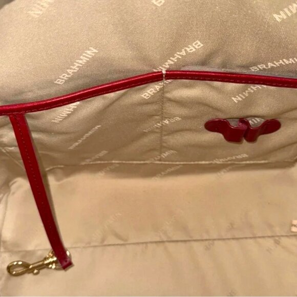 💛SOLD💛 Brahmin Duxbury Leather Satchel "Embrace Dietrich" - New - Picture 9 of 13